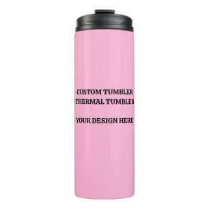 Custom Logo, Design, Monogram, Personalised Thermal Tumbler
