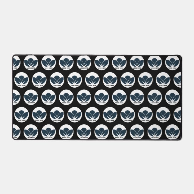 Custom Logo Desk Mat – Personalised Office Mouse (Front)