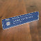 Custom Logo Elegant Navy Blue Desk Nameplate