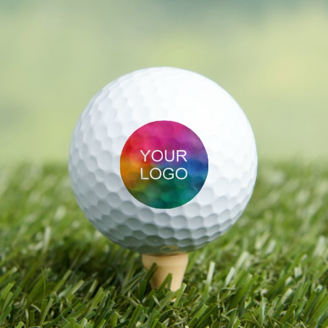 Custom Logo Elegant Promotional Value 12 Pack Golf Balls (Insitu Tee)