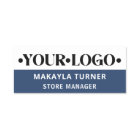 Custom Logo Employee Blue
