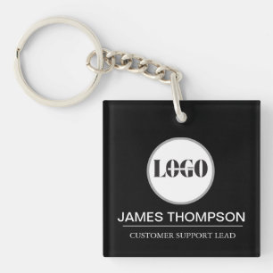 Custom Logo Employee Gear for Your Business Team Key Ring