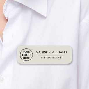 Custom Logo Employee Magnetic Name Tag