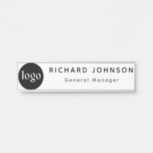 Custom Logo Employee Magnetic Or Safety Pin Door Sign