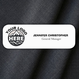 Custom Logo Employee Magnetic or Safety pin Name Tag