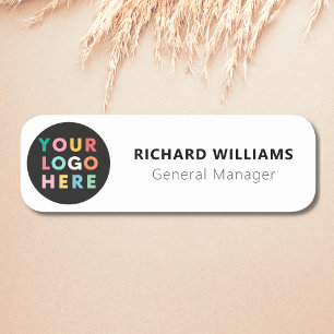 Custom Logo Employee Magnetic Or Safety Pin Name Tag