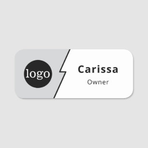 Custom Logo Employee Magnetic Safety Pin Name Tag
