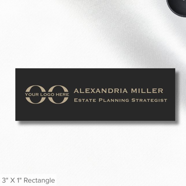Custom Logo Employee Name Tag (Creator Uploaded)