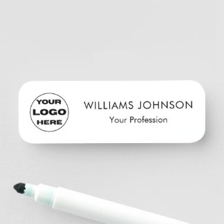 Custom Logo Employee Name Tag Badge