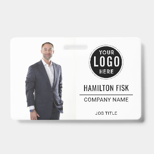 Custom Logo Employee Photo ID Badge