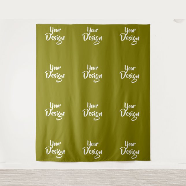 Custom Logo Event Backdrop Step and Repeat Tapestry (Front)