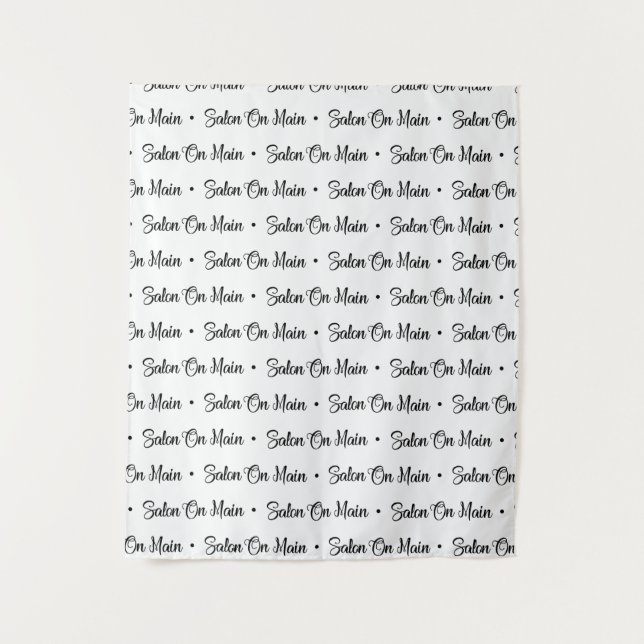 Custom Logo Event Backdrop Step and Repeat Tapestry (Front)