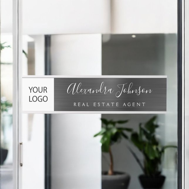 Custom Logo Executive Black Professional Door Sign (Creator Uploaded)