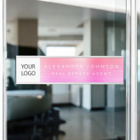 Custom Logo Executive Orange Pink Professional