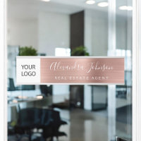 Custom Logo Executive Rose Gold Pink Professional