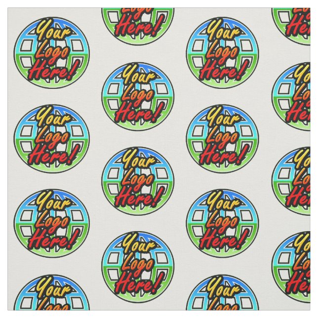 Custom Logo Fabric Printing, Printed by the Yard (Swatch)