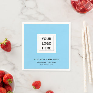Custom Logo for Business Events Paper Napkin