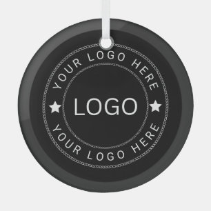 Custom Logo Glass Tree Decoration