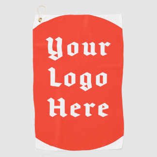 Custom Logo Golf Bag Badge Retro Tournament Swag Towel
