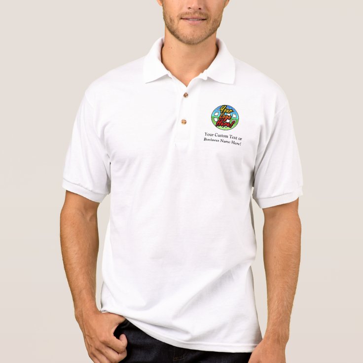 Embroidered polo shirts no minimum best sale