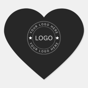 Custom Logo Heart Sticker