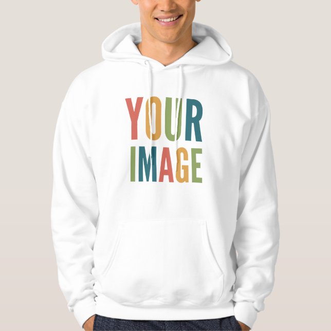 Custom Logo Here | Add Your Own Design Hoodie (Front)