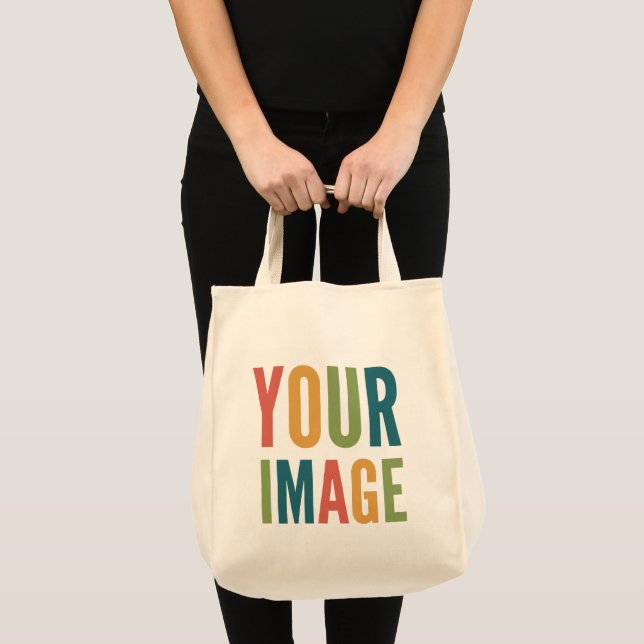 Custom Logo Here | Add Your Own Design Tote Bag (Front (Product))