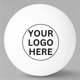Custom Logo Here l Promotional Branded  Ping Pong Ball