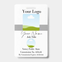 Custom Logo ID Badges