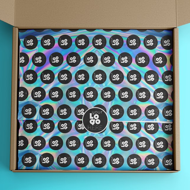 Custom Logo Iridescent Holo Print Tissue Paper (Creator Uploaded)