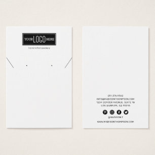 Custom Logo Jewellery   Necklace Earrings