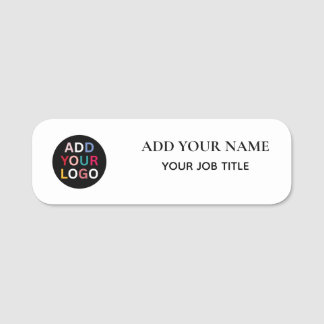 Custom Logo Magnetic Employee Name Tag | Business
