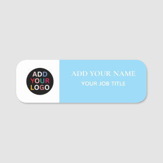 Custom Logo Magnetic Employee Name Tag | Business