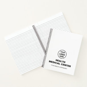 Custom Logo Medical Clinic Healthcare Notebook