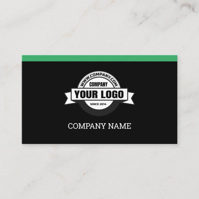 Custom logo modern business card (Front)