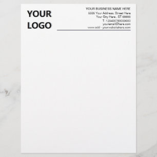 Custom Logo Modern Business Office Letterhead