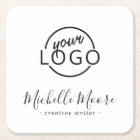 Custom logo modern feminine minimalist Kraft paper