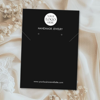 Custom Logo Modern Handmade Jewellery Display Card