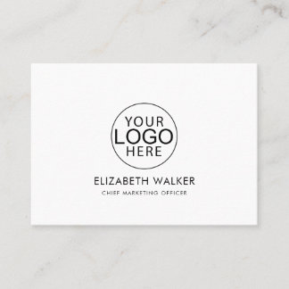 Custom Logo Modern Minimalist Business Card