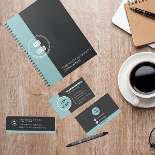 Custom logo modern minimalist business card