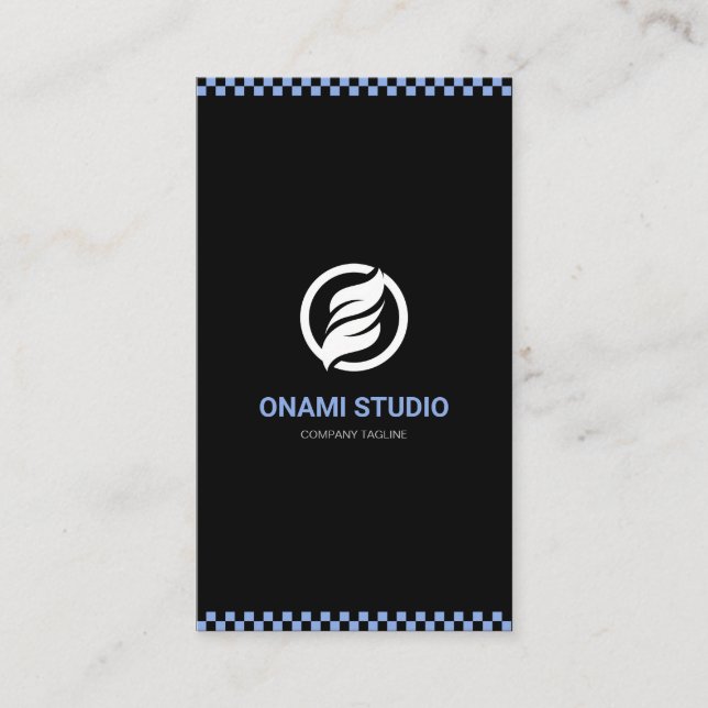 Custom Logo Modern Minimalist Personalised Busines Business Card (Front)