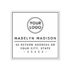 Custom logo modern minimalist return address
