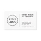 Custom logo modern minimalist white or any colour