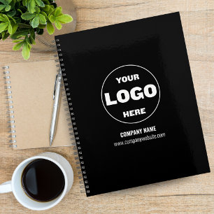 Custom Logo Monogram Business Planner 2027 – Black