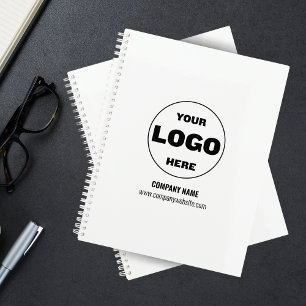 Custom Logo Monogram Business Planner 2027 – White