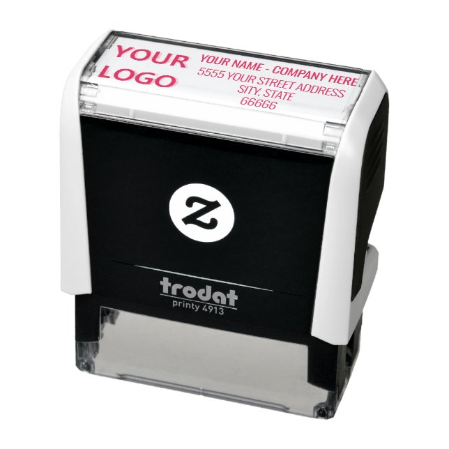 Custom Logo Name Address Your Self-inking Stamp (Product)