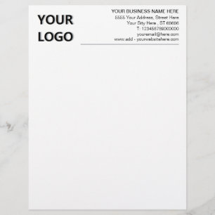 Custom Logo Name Company Office Letterhead