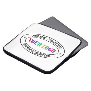 Custom Logo Name Personalised Promotional Stamp Laptop Sleeve