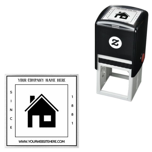 Custom Logo Name Start Year Info Company Stamp (In Situ)