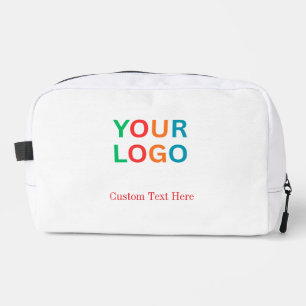 Custom Logo & Name Stylish Dopp Kit Travel Bag